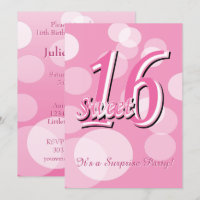 Sweet 16 Word Art | 16th Birthday