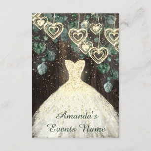 Sweet 16th Birthday BRIDAL Rustic Gold Confetti Invitation