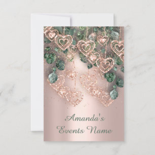 Sweet 16th Birthday Party BRIDAL Shower Weddi Invitation