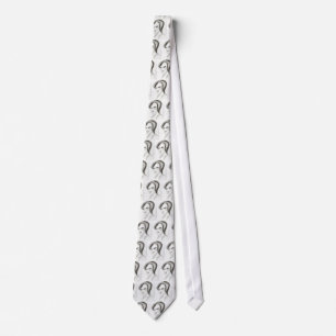 Sweet 1930s Flapper Sketch Tie