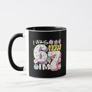 Sweet 7th Birthday Kawaii Treats Colorful Kids Mug