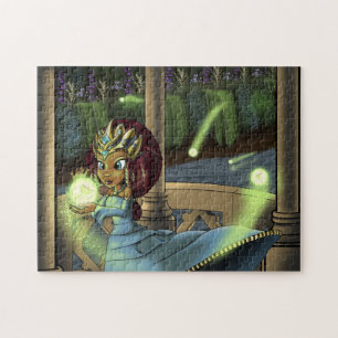 Sweet African American Princess Jigsaw Puzzle