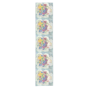 Sweet Afternoon: A Dreamy Floral Short Table Runner