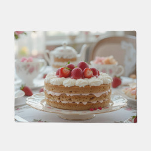 Sweet Afternoon Tea Time Doormat