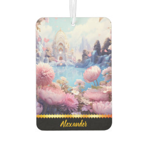 Sweet air freshener in floral paradise
