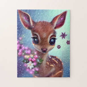 Sweet and Adorable Baby Deer Jigsaw Puzzle