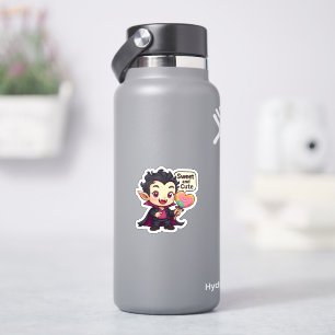 "Sweet and Cute" Chibi Vampire Sticker