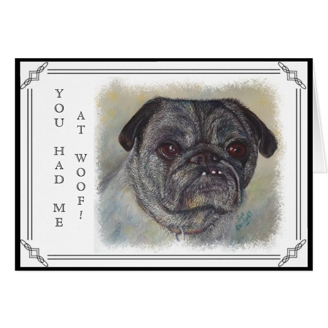 SWEET AND CUTE PUG (Front Horizontal)