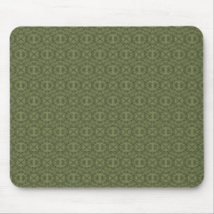 Sweet and Dainty Mousepad, Olive Green Mouse Pad