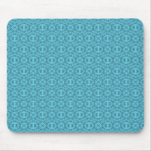 Sweet and Dainty Mousepad, Turquoise Mouse Pad