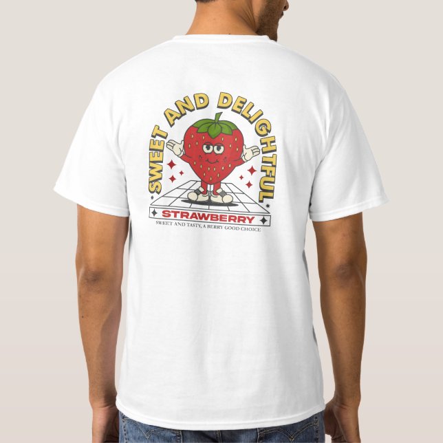 Sweet and Delightful Strawberry Tee (Back)