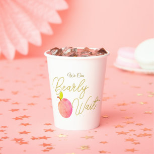 Sweet and Festive Baby Shower Cups with Quote