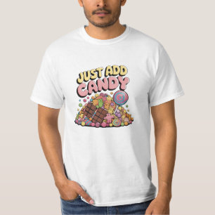 Sweet and Funny Candy Lover Graphics T-Shirt