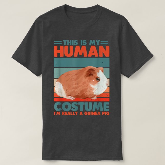 Sweet And Funny Guinea Pig Cute Pet Love 5376  T-Shirt (Design Front)