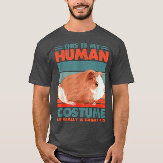 Sweet And Funny Guinea Pig Cute Pet Love 5376  T-Shirt