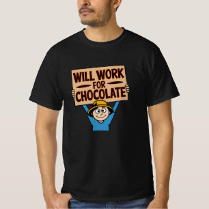 Sweet and Playful Chocolate Art Designs T-Shirt