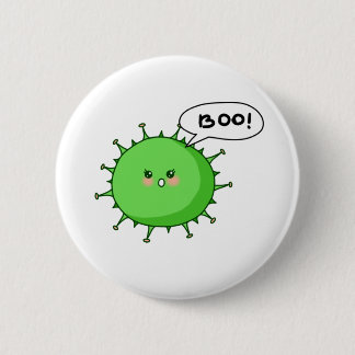 Sweet and Scary Corona virus Boo 6 Cm Round Badge