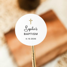 Sweet and Simple | Gold Cross Baptism
