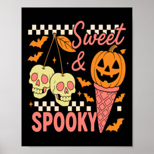 Sweet and Spooky Cute Halloween Poster