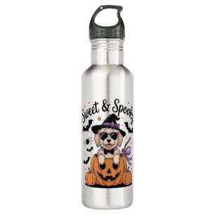 Sweet and Spooky Dog Halloween 710 Ml Water Bottle