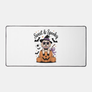 Sweet and Spooky Dog Halloween Desk Mat
