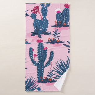 Sweet and trendy Seamless pattern vintage summer c Bath Towel
