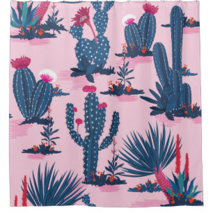 Sweet and trendy Seamless pattern vintage summer c Shower Curtain