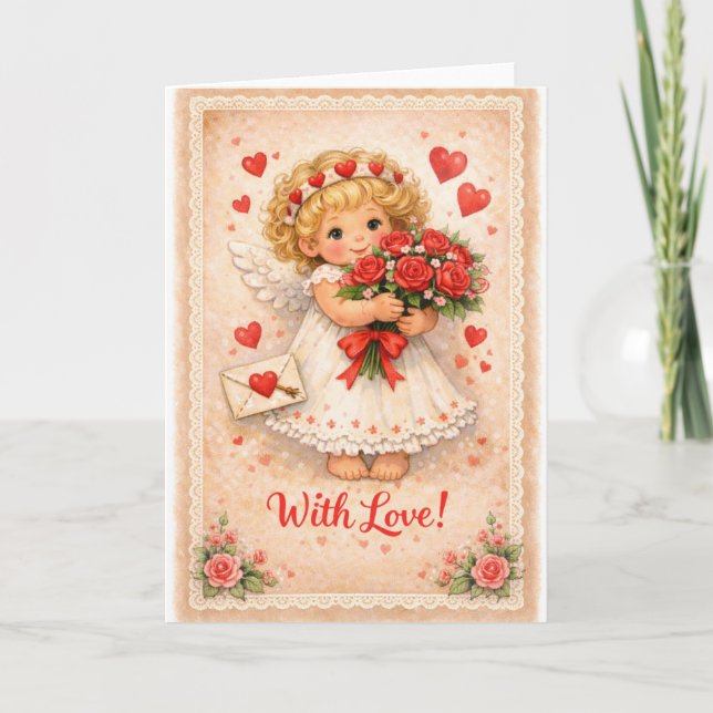 sweet angel children card (Front)