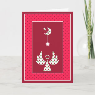 Sweet Angel Christmas Card by Molly Harrison