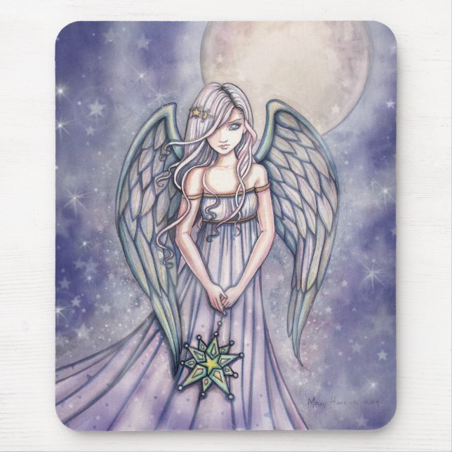 Sweet Angel Mousepad by Molly Harrison (Front)