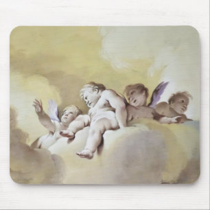 Sweet Angels in Heaven Mouse Pad