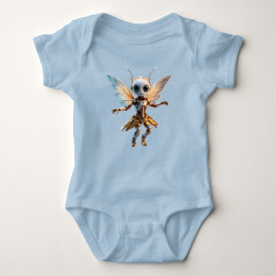 Sweet Ant Girl Dancing Robot Pixie Baby Bodysuit