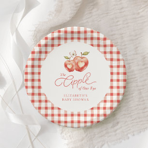 Sweet Apple Baby Shower Paper Plates