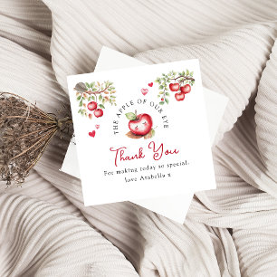 Sweet Apple Of Our Eye Baby Shower Favour Tags