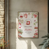 Sweet Apple Of Our Eye Baby Shower Welcome