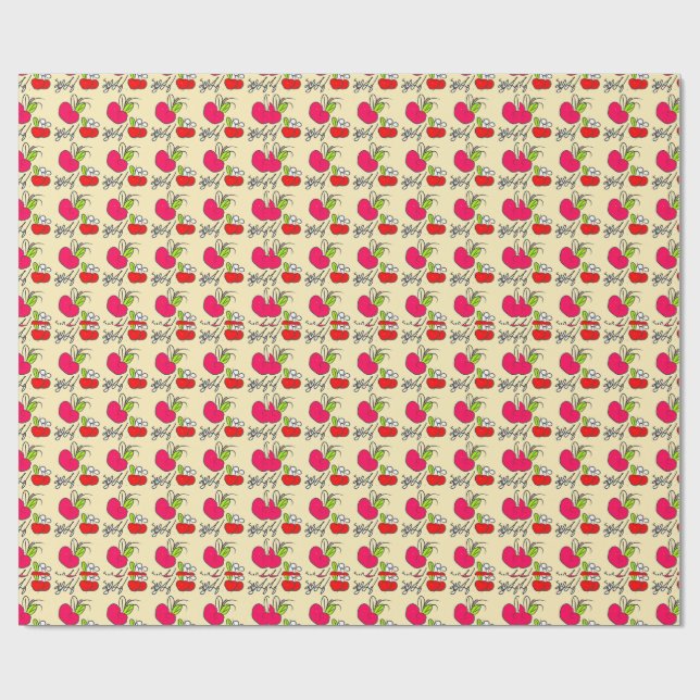 Sweet Apple Orchard Wrapping Paper (Flat)