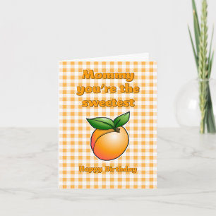 Sweet Apricot Birthday Card