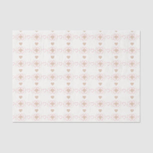 Sweet Argyle Hearts Tissue Paper