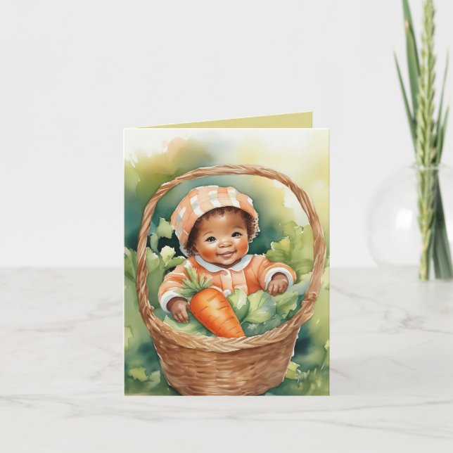 Sweet as a Carrot: First Birthday Bash Card (Front)
