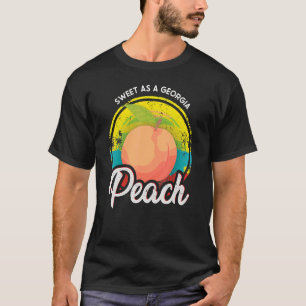 Sweet As A Georgia Peach  Ga Peach State T-Shirt