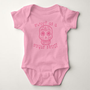 sugar skull baby girl clothes