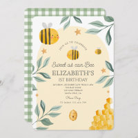 Sweet as can bee 1st Birthday