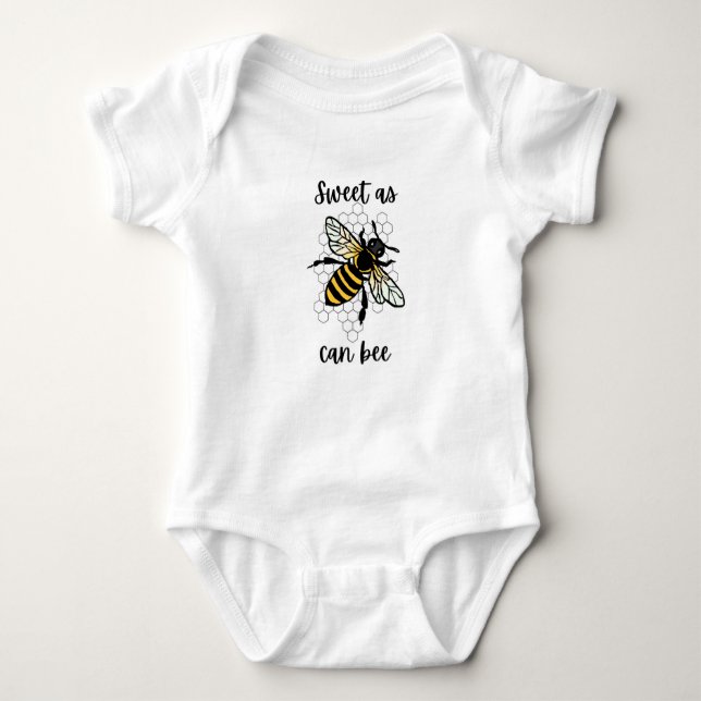 sweet as can bee baby bodysuit (Front)