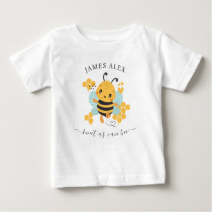Sweet as can bee Baby Boy Name Baby T-Shirt