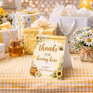 Sweet as can Bee Baby Shower Business Card