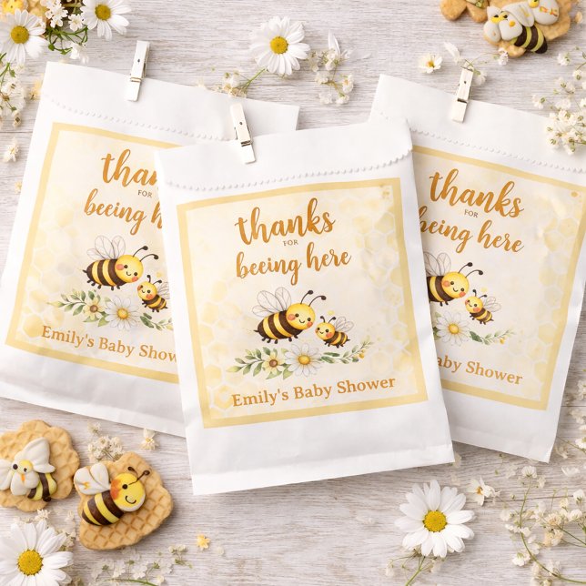 Sweet as can Bee Baby Shower Favour Bag (Creator Uploaded)
