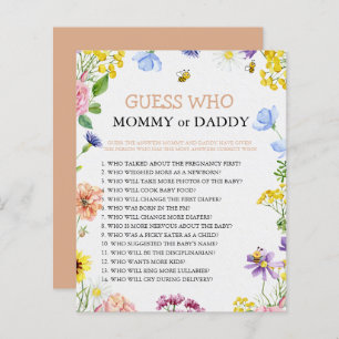 Sweet As Can Bee Baby Shower Game