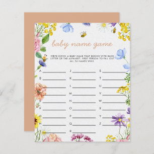 Sweet As Can Bee Baby Shower Game