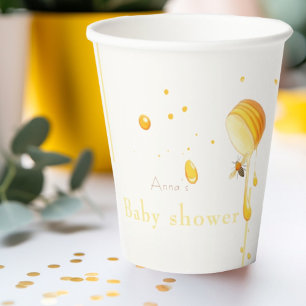 Sweet as can bee baby shower Paper Cups