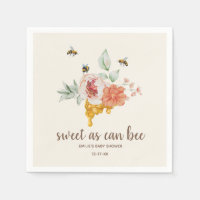 Sweet As Can Bee Floral Honeycomb Baby Shower